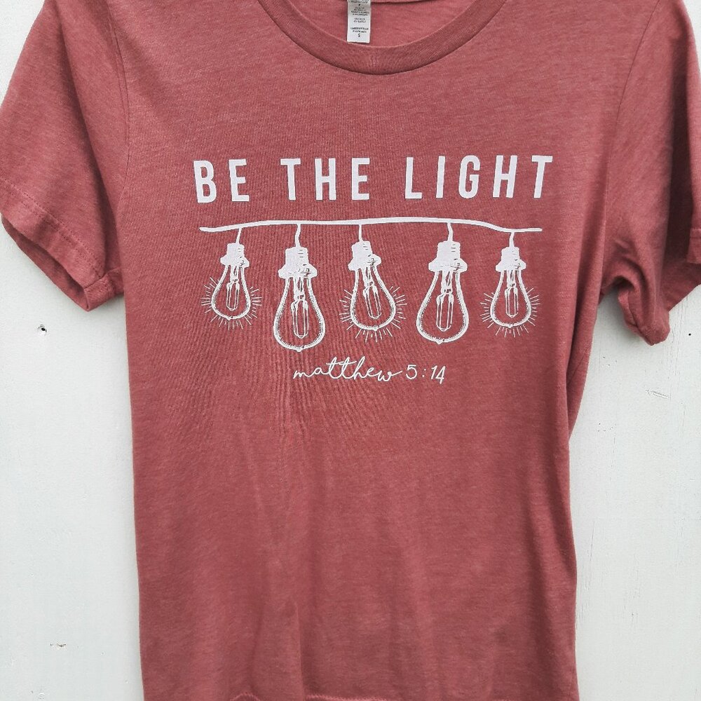 Ruby's Rubbish "Be The Light" Women's t-shirt Size S